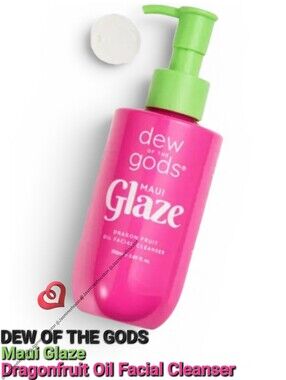 DEW OF THE GODS Maui Glaze Dragonfruit Oil Facial Cleanser
